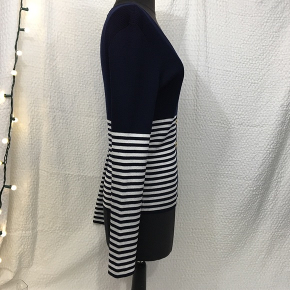 ST JOHN Navy Striped - Picture 3 of 6